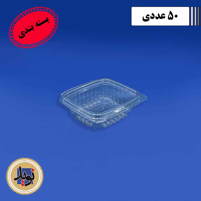 ظرف دلی 150 درب لولایی پرشیا پلاستیک-(50عددی)