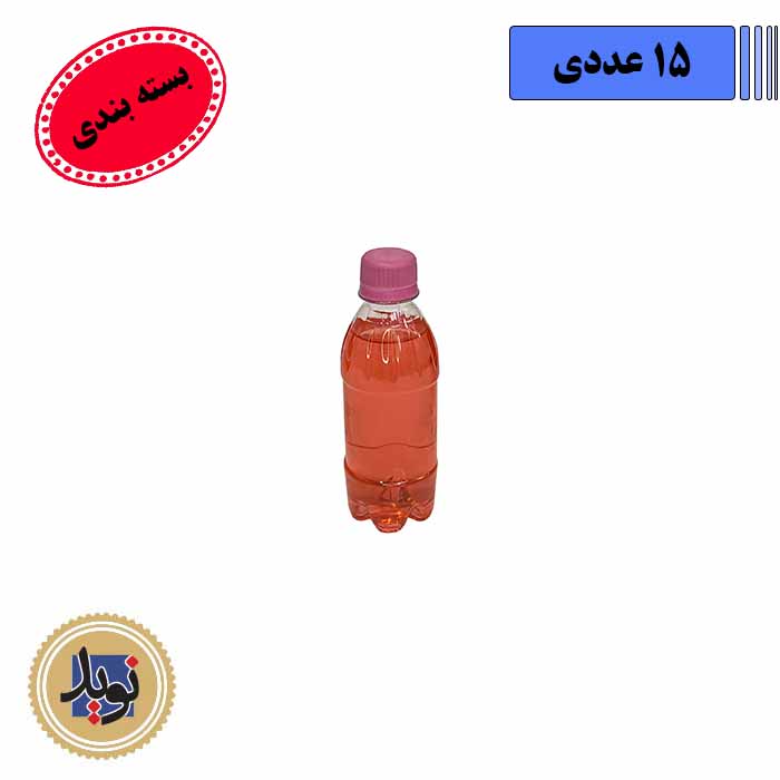 بطری 300 سی سی گرد شفاف-(15عددی)