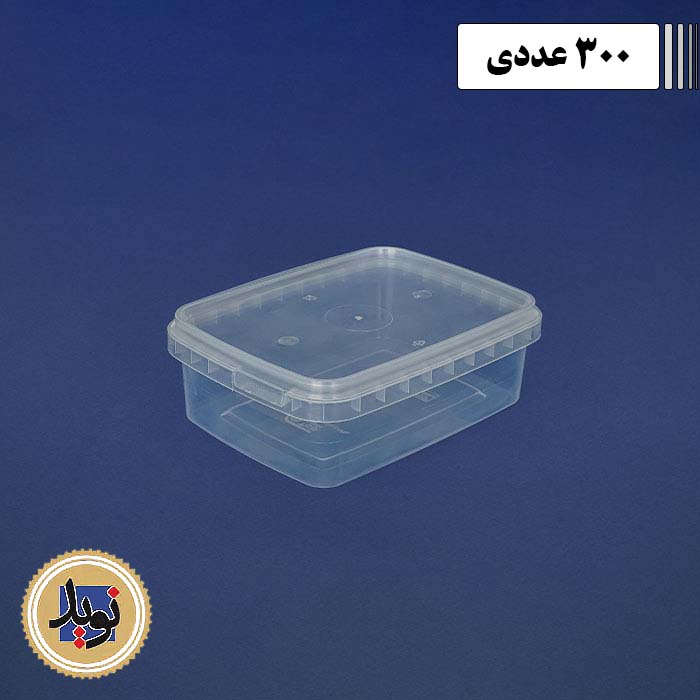 ظرف مایکروویو 400 طب با درب-(300عددی)