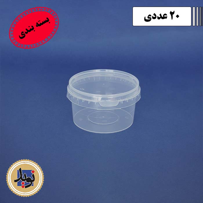 کاسه مایکروویو 500 درب دار توکافوم-(20عددی)