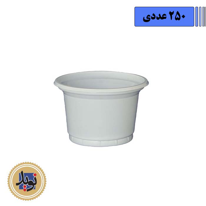 سطل پلاستیکی سفید 600-(250عددی)