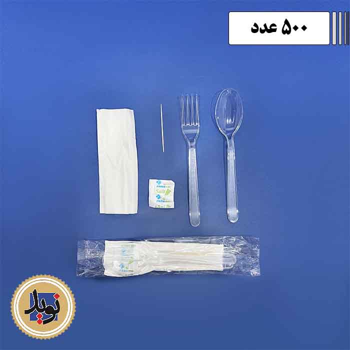 پک قاشق و چنگال الماس (ق-چ-ن-خ-د)- 500عددی