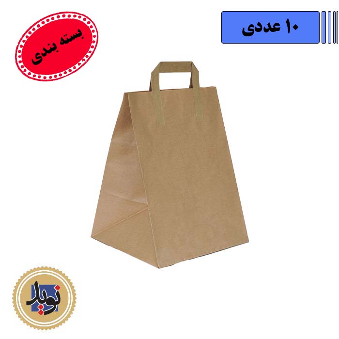 پاکت بیرون بر دسته کاغذی بزرگ-(10 عددی)