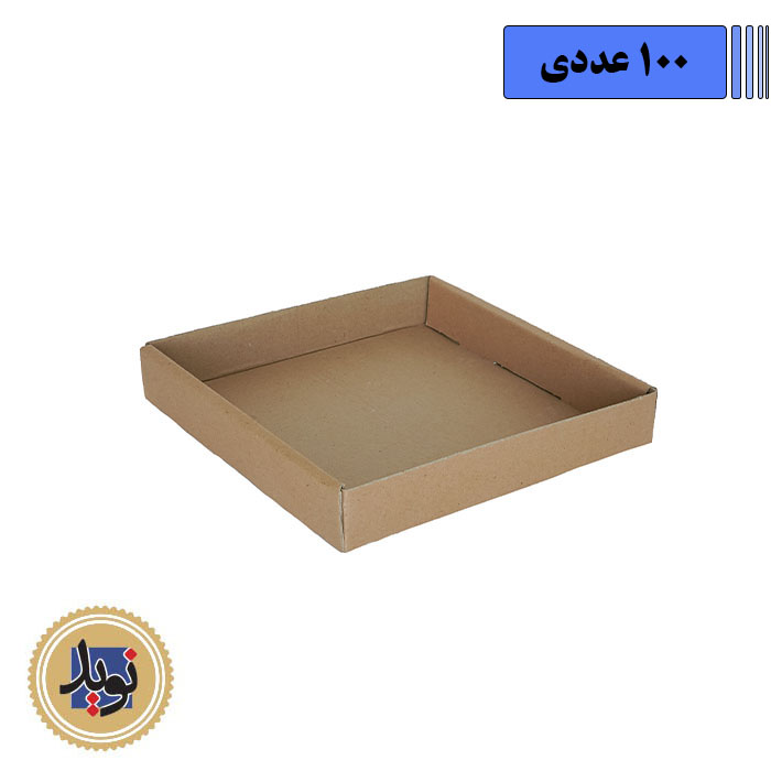 سینی مقوایی تک پرس معمولی-(100عددی)