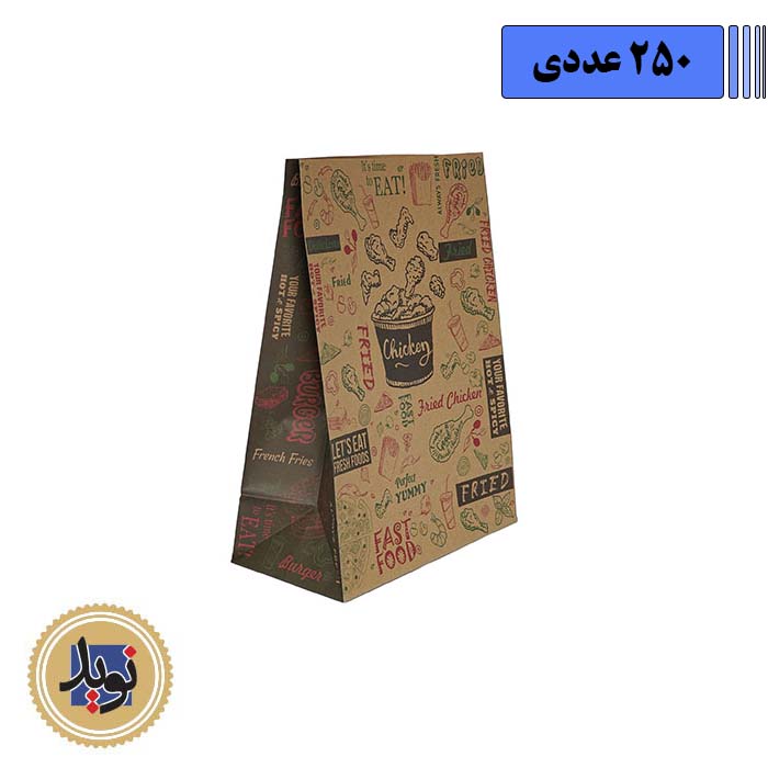 پاکت سوخاری چاپی چهار رنگ -250 عددی