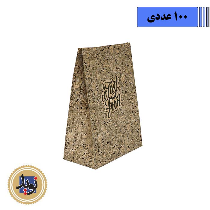 پاکت سوخاری بزرگ چاپی امرتات-(100عددی)