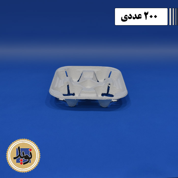 جا لیوانی 4 تایی تخم مرغی سفید-(200عددی)