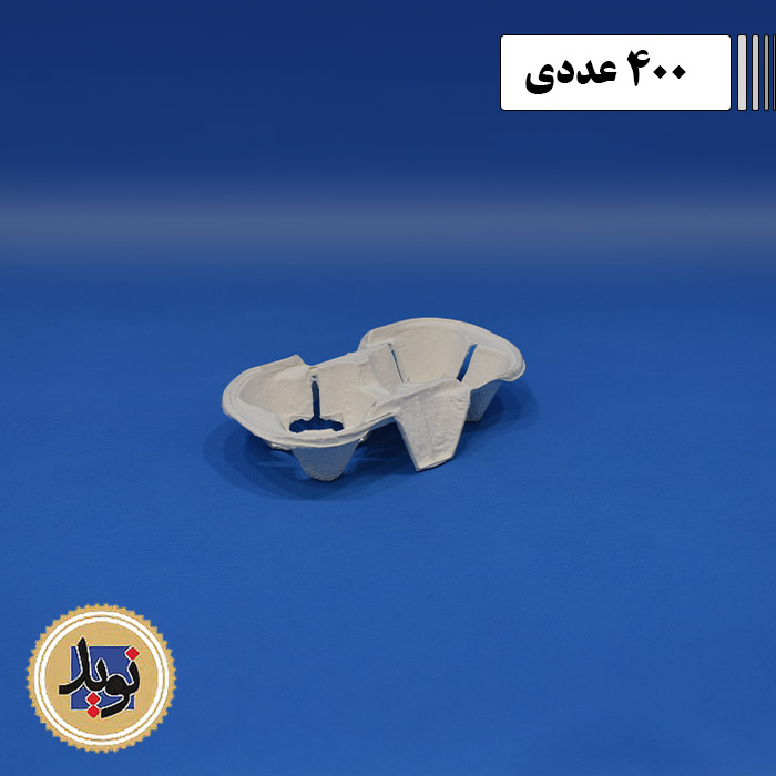 جا لیوانی 2 تایی تخم مرغی سفید-(400عددی)