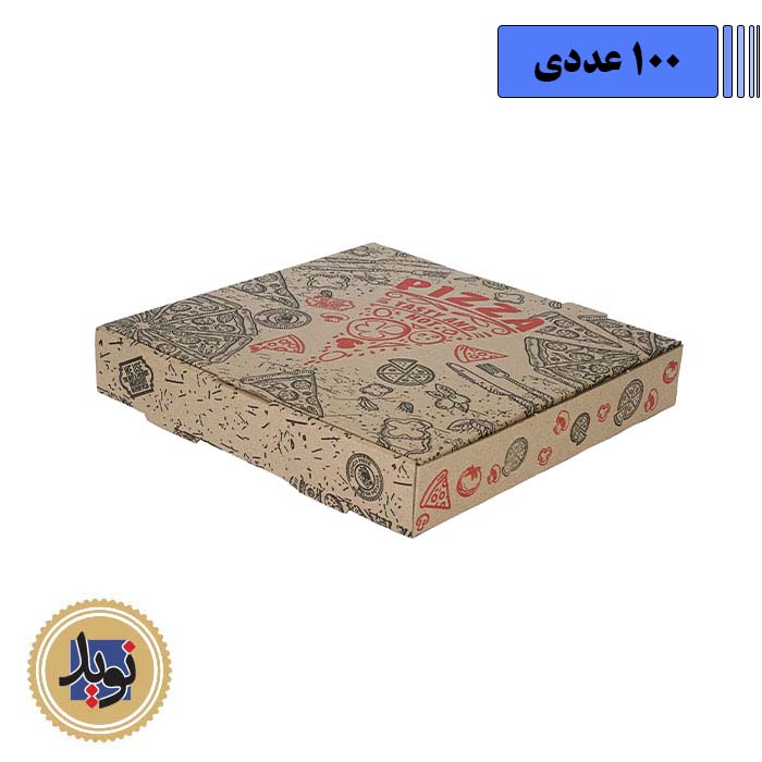 جعبه پیتزا 28 چاپی-(100عددی)