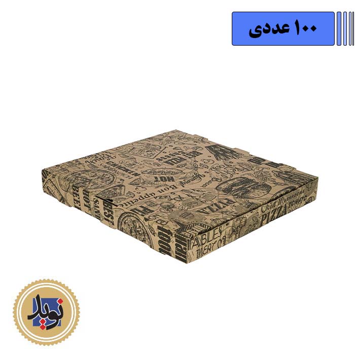 جعبه پیتزا 34 چاپی-(100عددی)