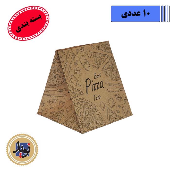 پاکت پیتزا سایز 28 چاپی امرتات-(10عددی)