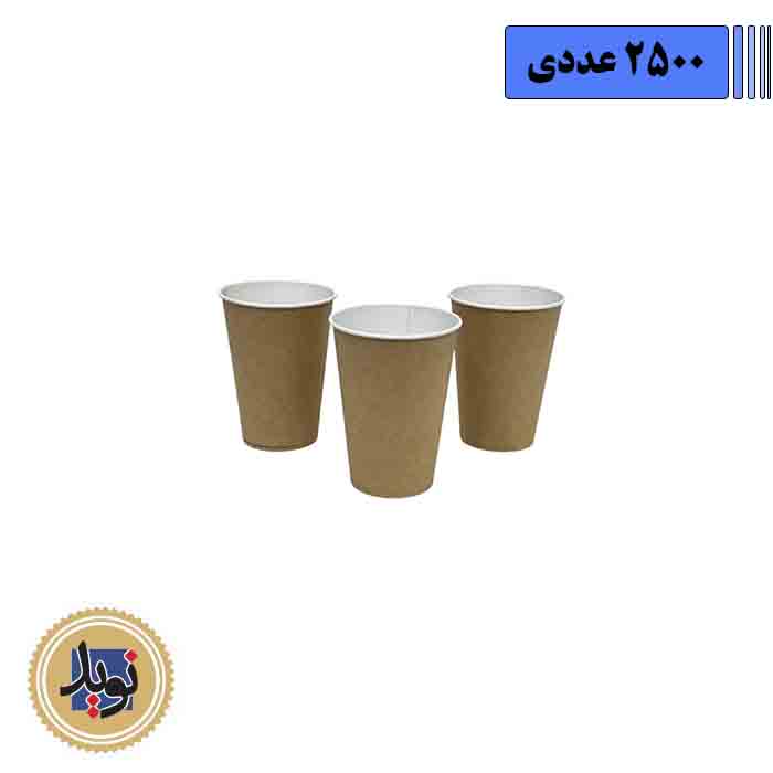 لیوان کاغذی تک جداره 360 کرافت – 2500 عددی